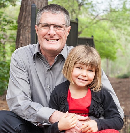 Dr. Randolph and his daughter