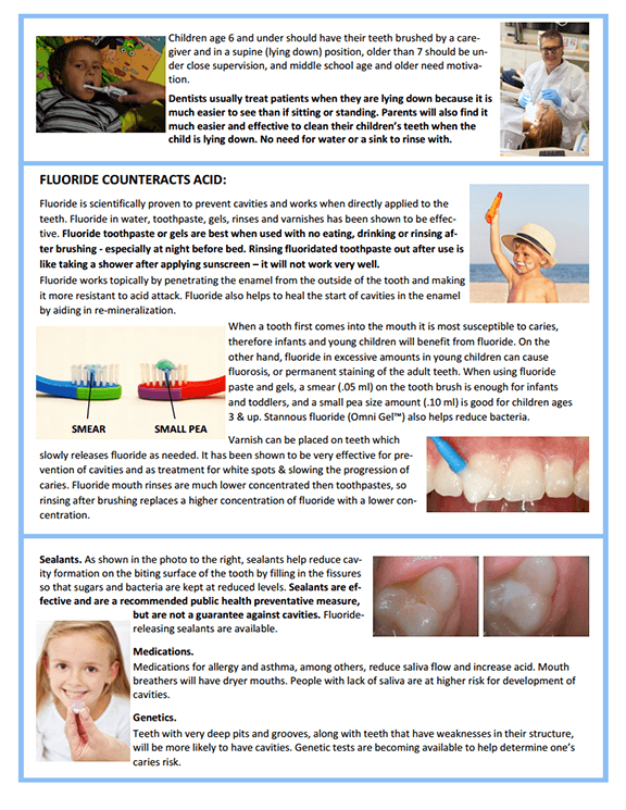 Prevention Information Sheet Page 2